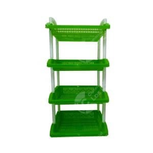 Cesta Modular Plástica 4 Niveles Verde