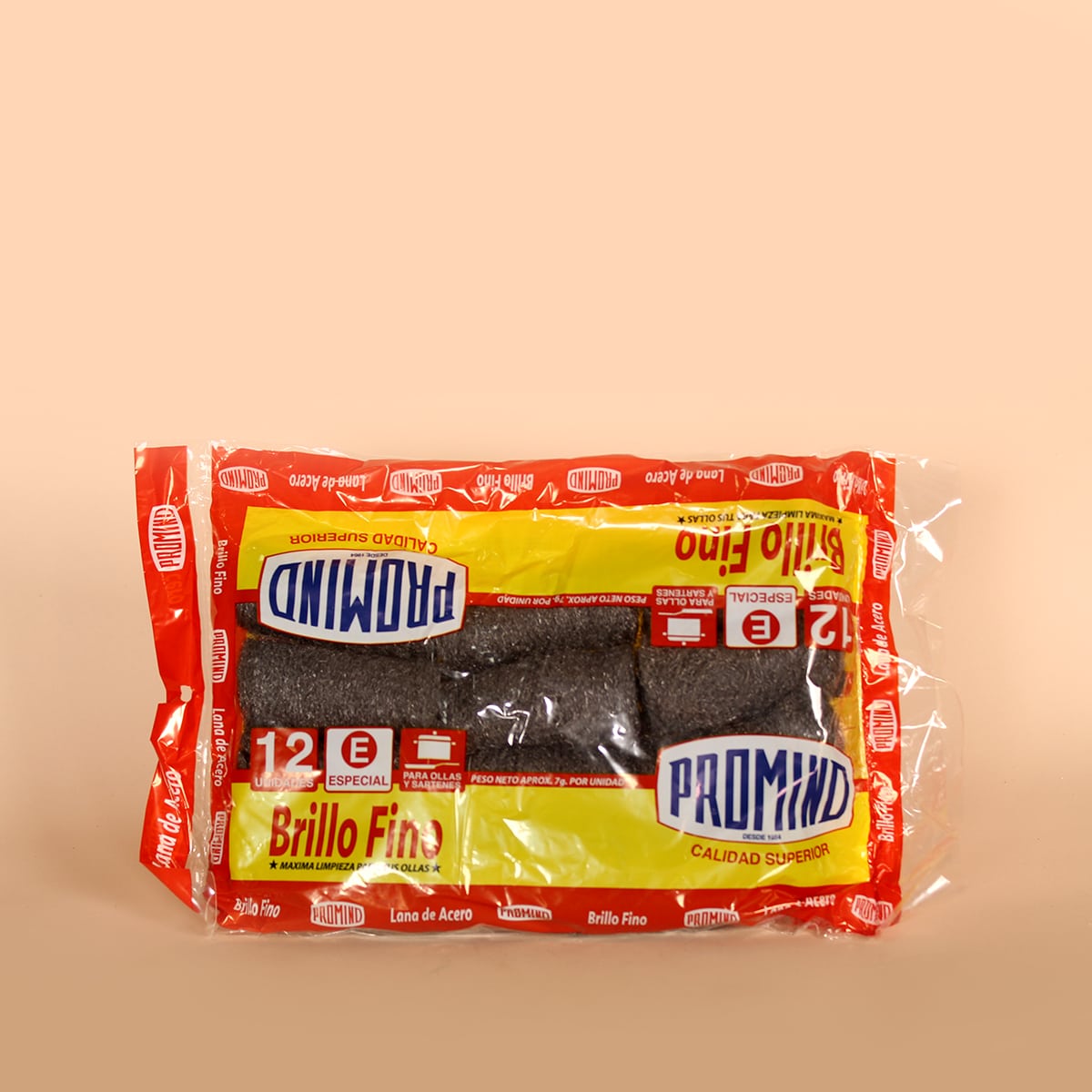 002734_0 Promind Brillo Fino 12 Unidades - Comercial Los Castillos