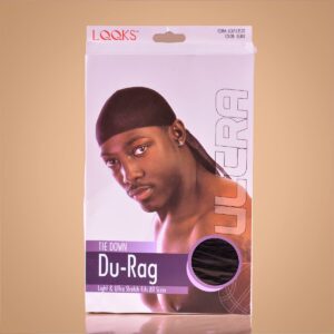 LOOKS Gorro Du-Rag Negro Unisex