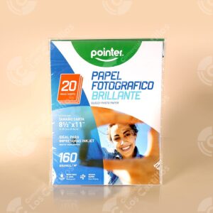 Papel Fotográfico Brillante 160gr 8.5x11