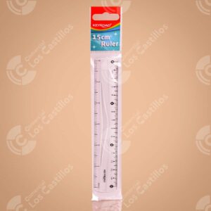 Regla 15cm Plástico