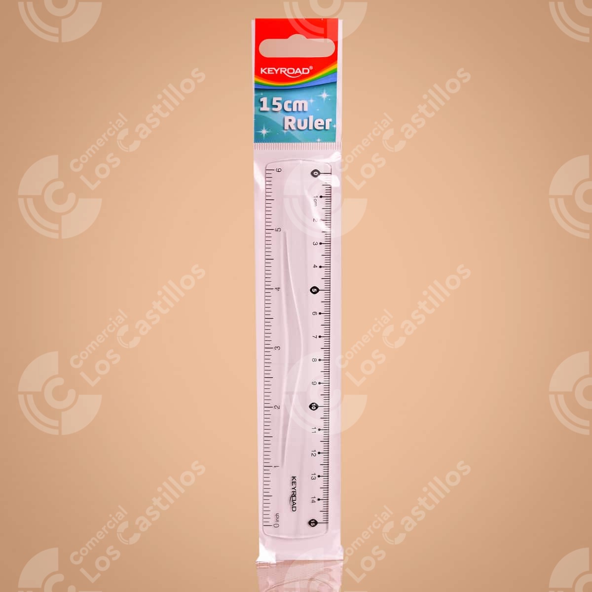 002790_0 Regla 15Cm Plástico - Comercial Los Castillos