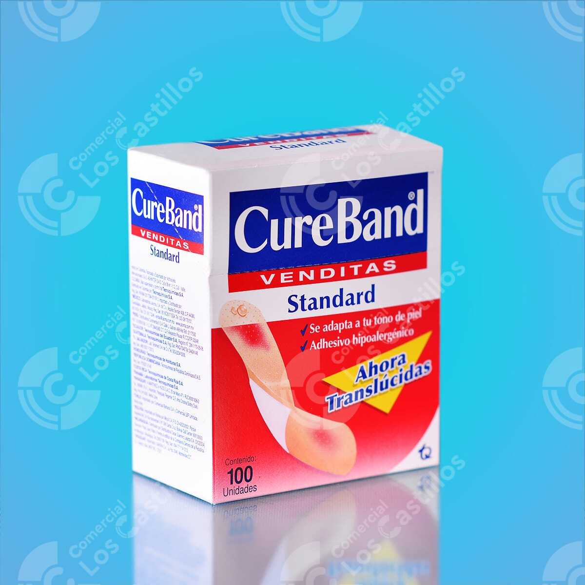 00474_0 Cureband Venditas - Curitas Adhesivo Hipoalergénico (100 Unidades) - Comercial Los Castillos