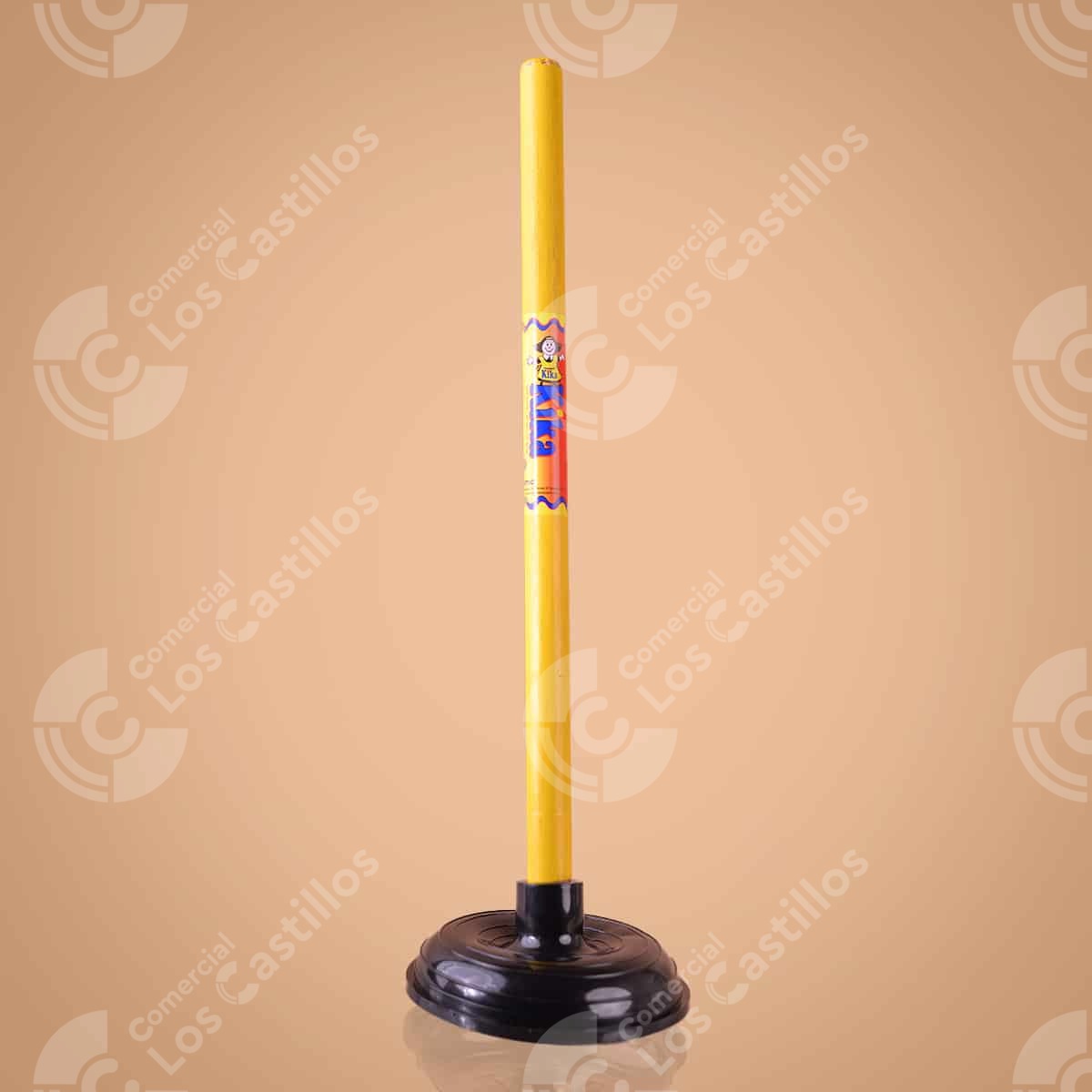 00528_0 Destupidor De Inodoro Negro - Comercial Los Castillos