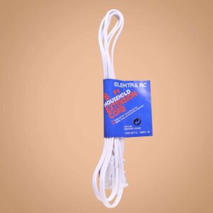 Elektra Extensión Eléctrica Blanca 6ft