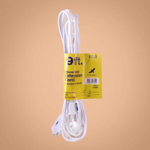 Extensión Eléctrica Blanca 9ft