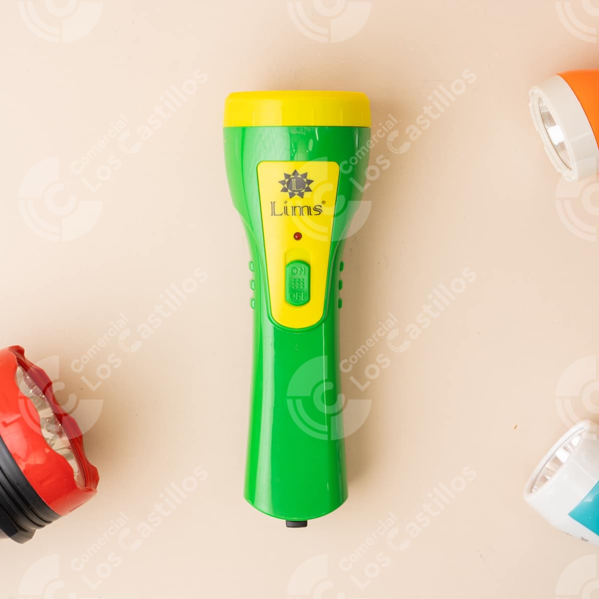 00626_0 Foco Recargable - Luz Potente Y Portátil (Grande) - Comercial Los Castillos