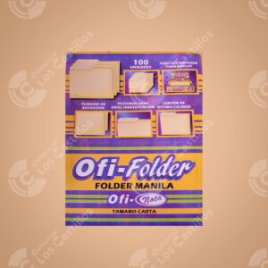 Folder Manila 100 Uds Tamaño Carta