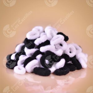 Gomas Elásticas No Arruga Negra/Blanca