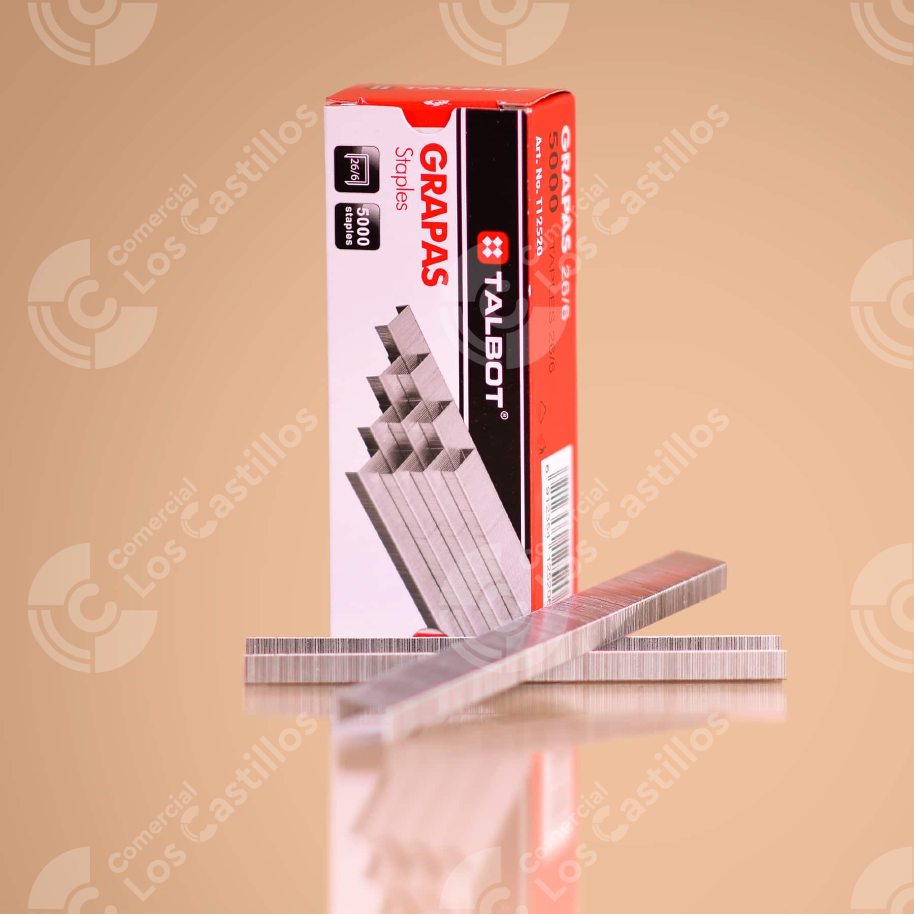 00696_0 Grapas Staples 26/6N Paquete - Comercial Los Castillos