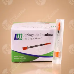 Jeringa De Insulina - Dosificación Precisa (1cc)