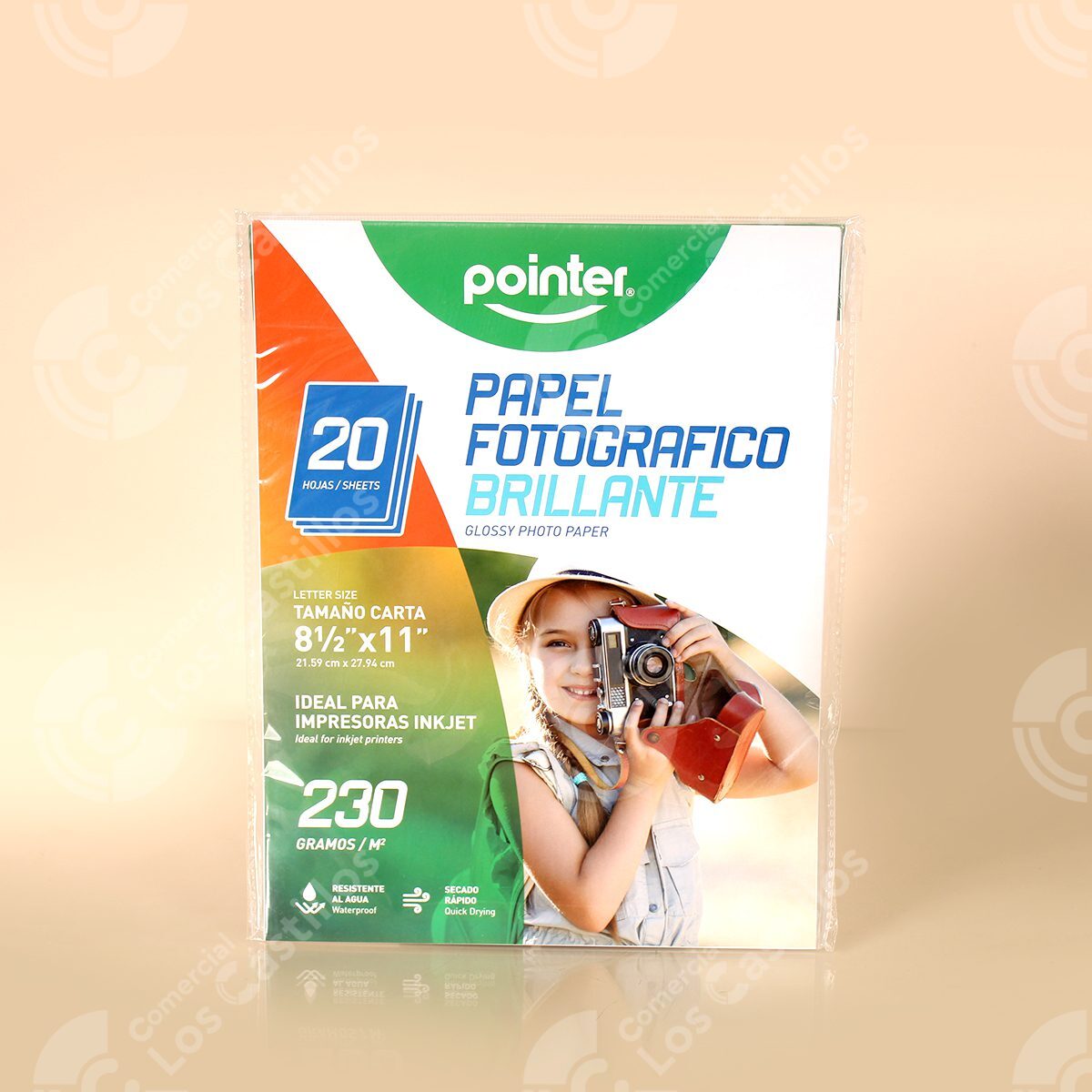 00785_0 Papel Fotográfico Brillante 8.5X11 230Gr - Comercial Los Castillos