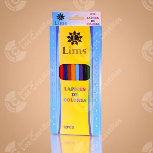 Lápices de Colores 12PCS Largo