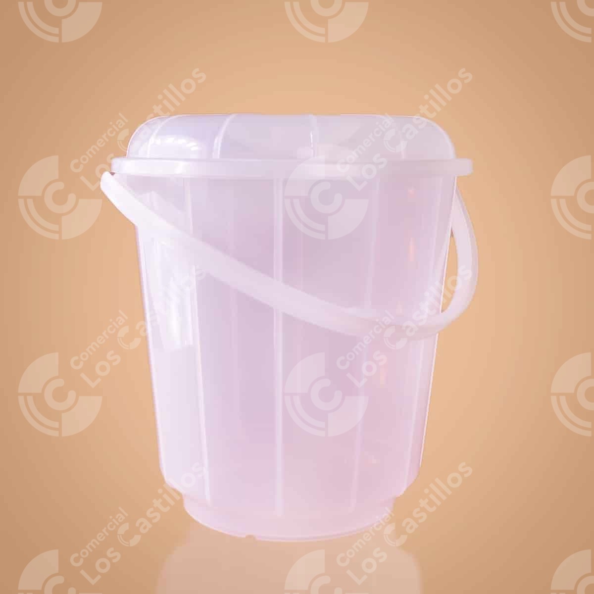 00901_0 Cubeta Transparente 16L - Comercial Los Castillos