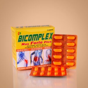 Bicomplex Forte 100mg - Apoyo para articulaciones (Caja de 100 cápsulas)