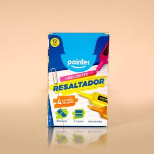 Resaltadores 12 Piezas Colores Intensos