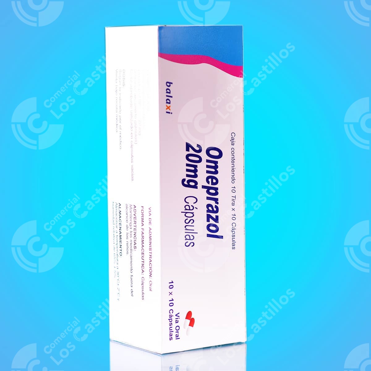 00926_0 Omeprazol 20MG - (Caja) - Comercial Los Castillos