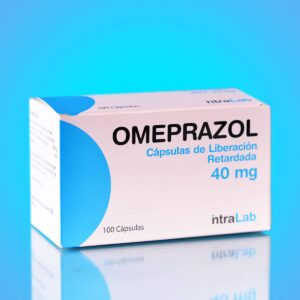 Omeprazol 40mg - Alivio del Reflujo (100 Cápsulas)