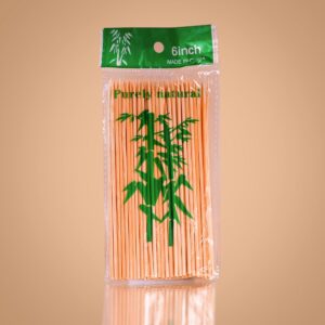 Palito De Hot Dog N6 - Madera Resistente (6 Pulgadas)