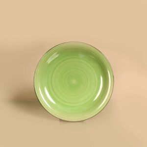 Plato Redondo Verde 10.5"
