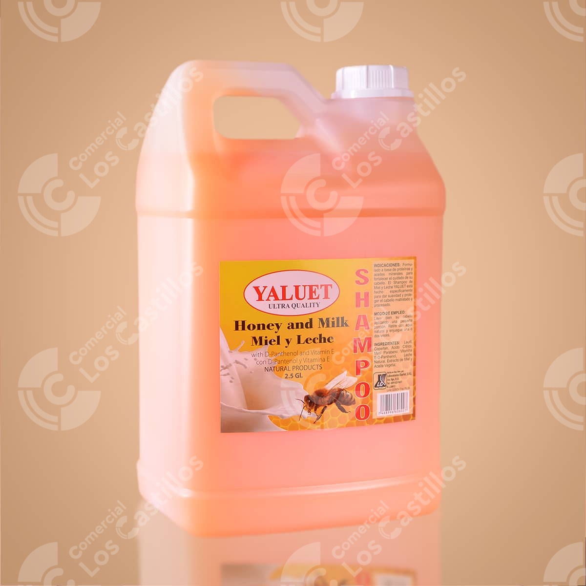 01134_0 Shampoo Miel Y Leche 5L - Comercial Los Castillos