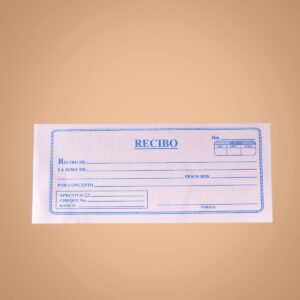 Talonario de Recibo