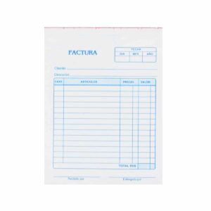 Talonario NCR Pequeño para Facturas