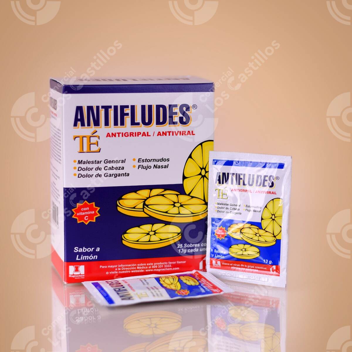 01284_0 Té Antifludes - Alivio De Resfriado (25 Sobres) - Comercial Los Castillos
