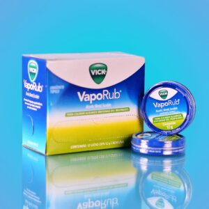 Mentol Vick Vaporub - Alivio de síntomas del resfriado (12 unidades)