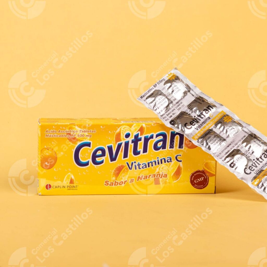 01434_0 Vitamina C Masticable - Sabor Naranja (Caja) - Comercial Los Castillos