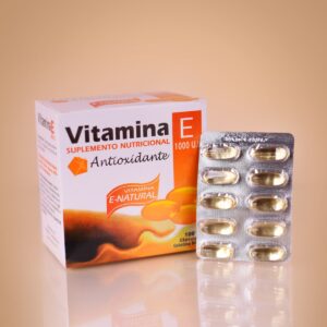Vitamina E 1000UI - Antioxidante Natural (100 Cápsulas)
