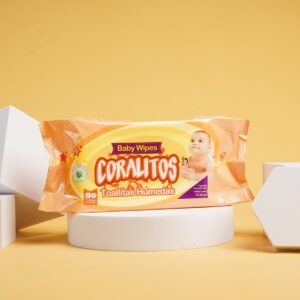 Coralitos Toallitas Húmedas Bebé 80 Unidades