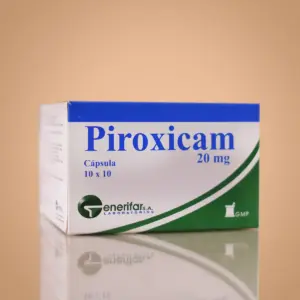 Piroxicam 20mg 100 Cápsulas