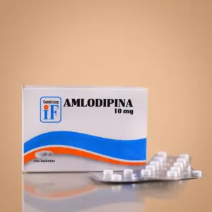 Genéricos IF Amlodipina 10 mg 100 tabletas