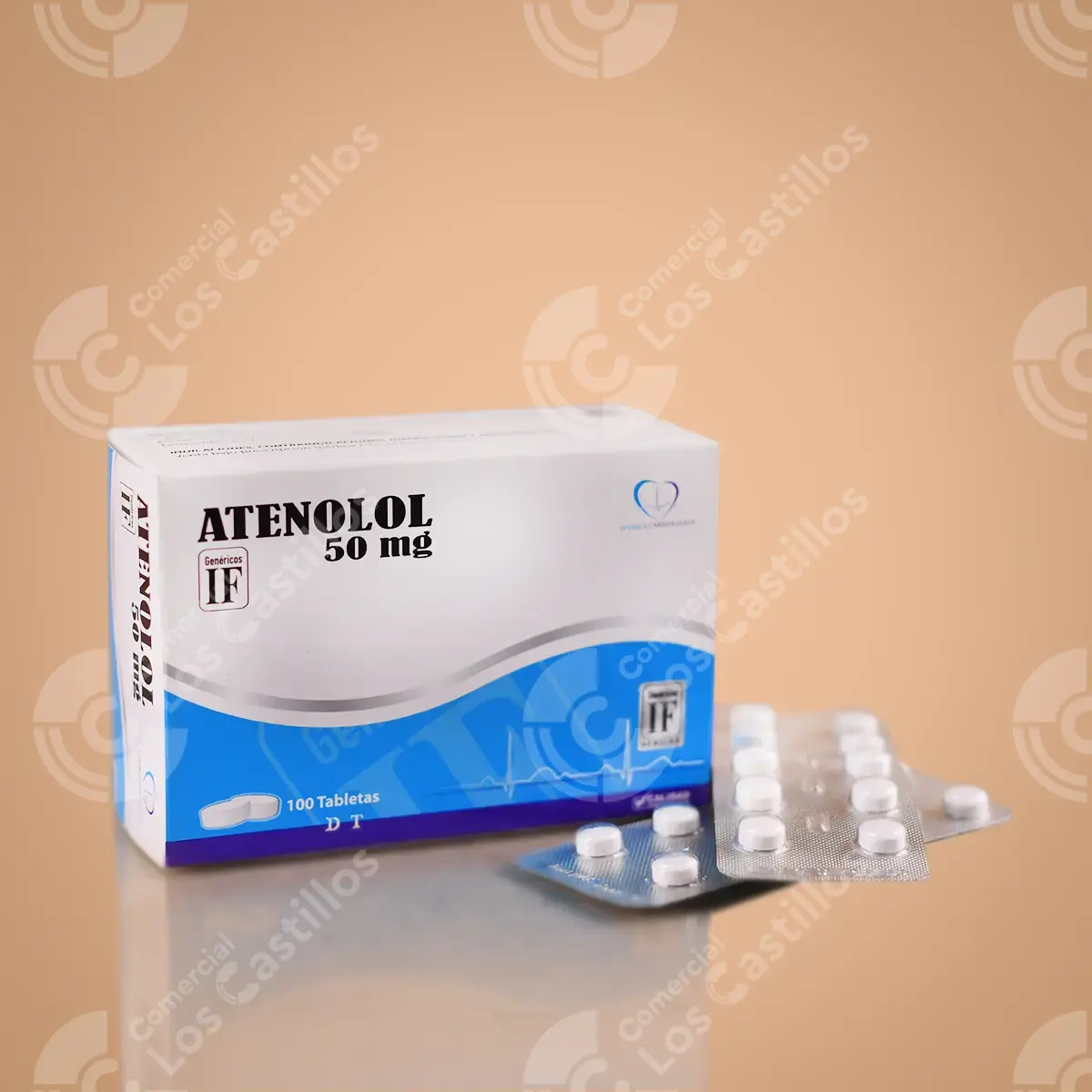 100124_0 Atenolol 50Mg Tabletas - Comercial Los Castillos