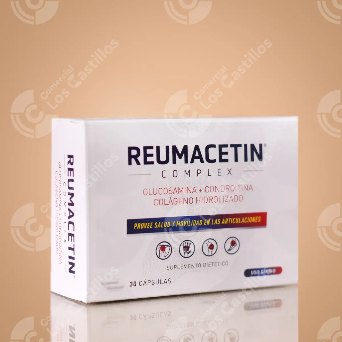 101135_0 Reumacetin Complex 30 Cápsulas - Comercial Los Castillos
