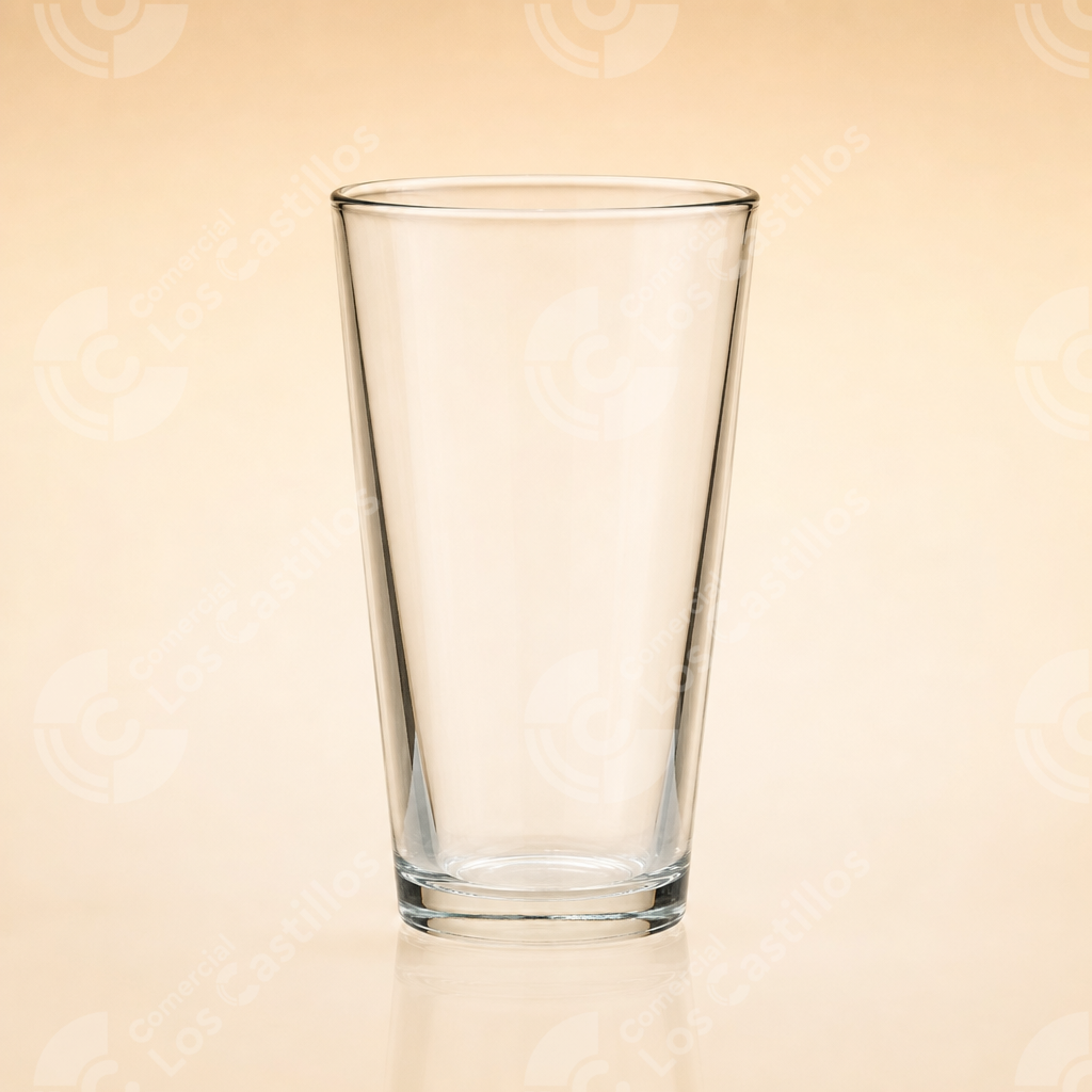 101468_0 Vaso De Cristal Transparente 16Oz Suelto - Comercial Los Castillos