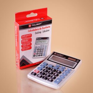 Calculadora de Escritorio 12 Dígitos LCD