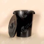 Cubo Plástico Con Tapa 45L - Comercial Los Castillos