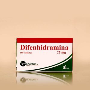 Difenhidramina - Alivio de Alergias (100 tabletas)