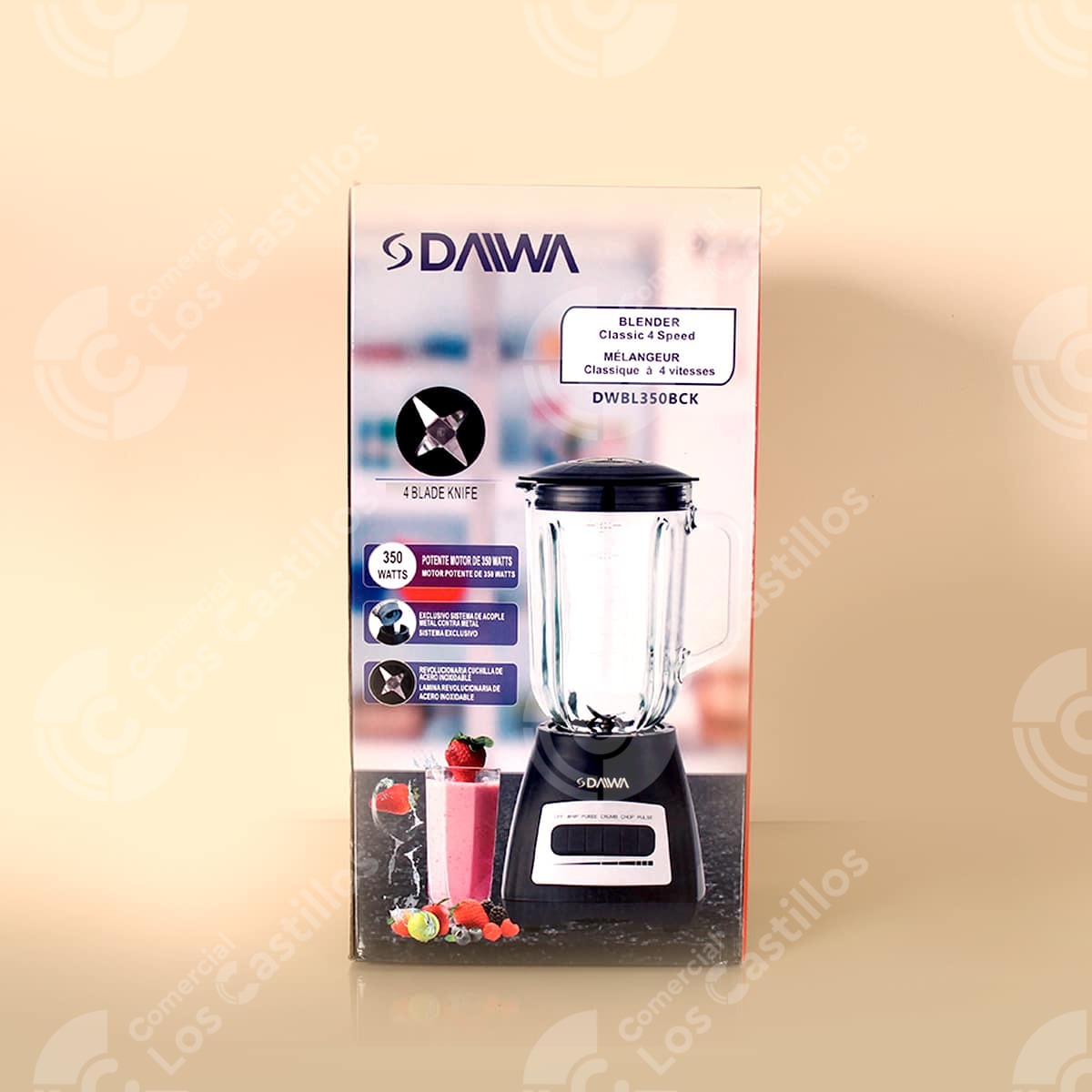 22001914_0 Licuadora 1.5L 350Bck Wht - Comercial Los Castillos