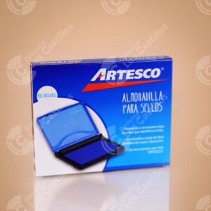 Almohadilla para Sellos Azul Recargable