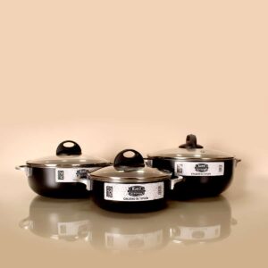 Set Caldero Teflón 20/24/26 cm