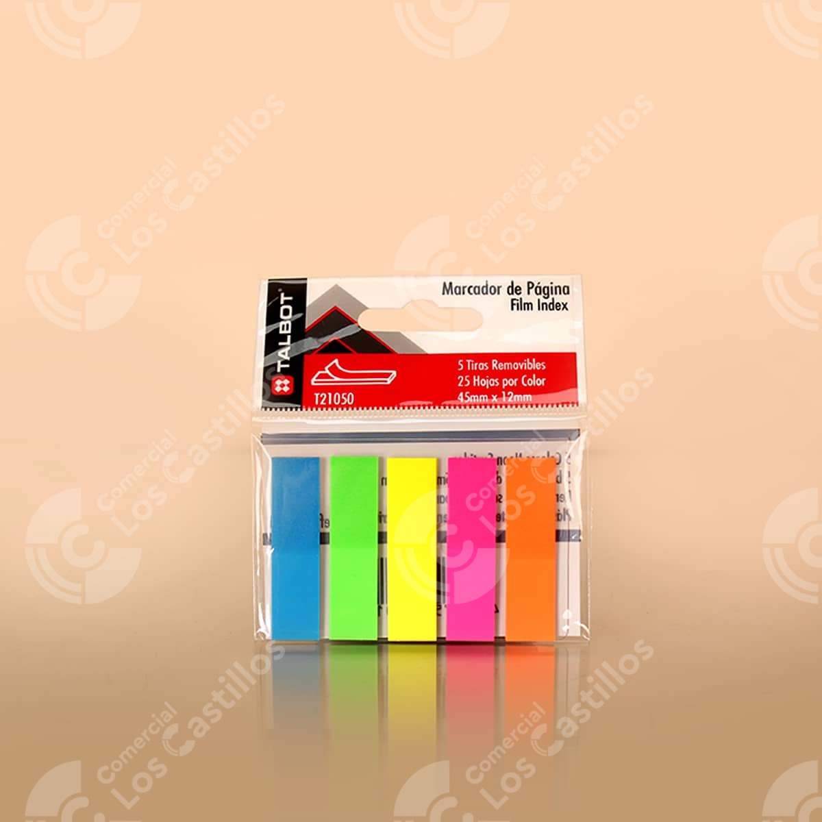 22002740_0 Separador Adhesivo Multicolor 5 Tiras - Comercial Los Castillos