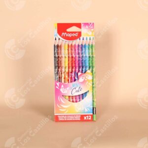 Lápices de Colores Mini Cute 12 Unidades