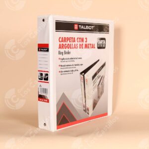 Archivador Carpeta 3 Argollas 1.5 pulgadas