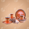 Set De Vajilla 16Pcs Rayas Multicolor - Comercial Los Castillos