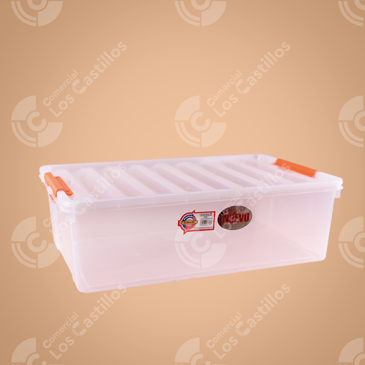 Caja Transparente - Compacta para Espacios Reducidos (58.5x39x18cm, 40lt)