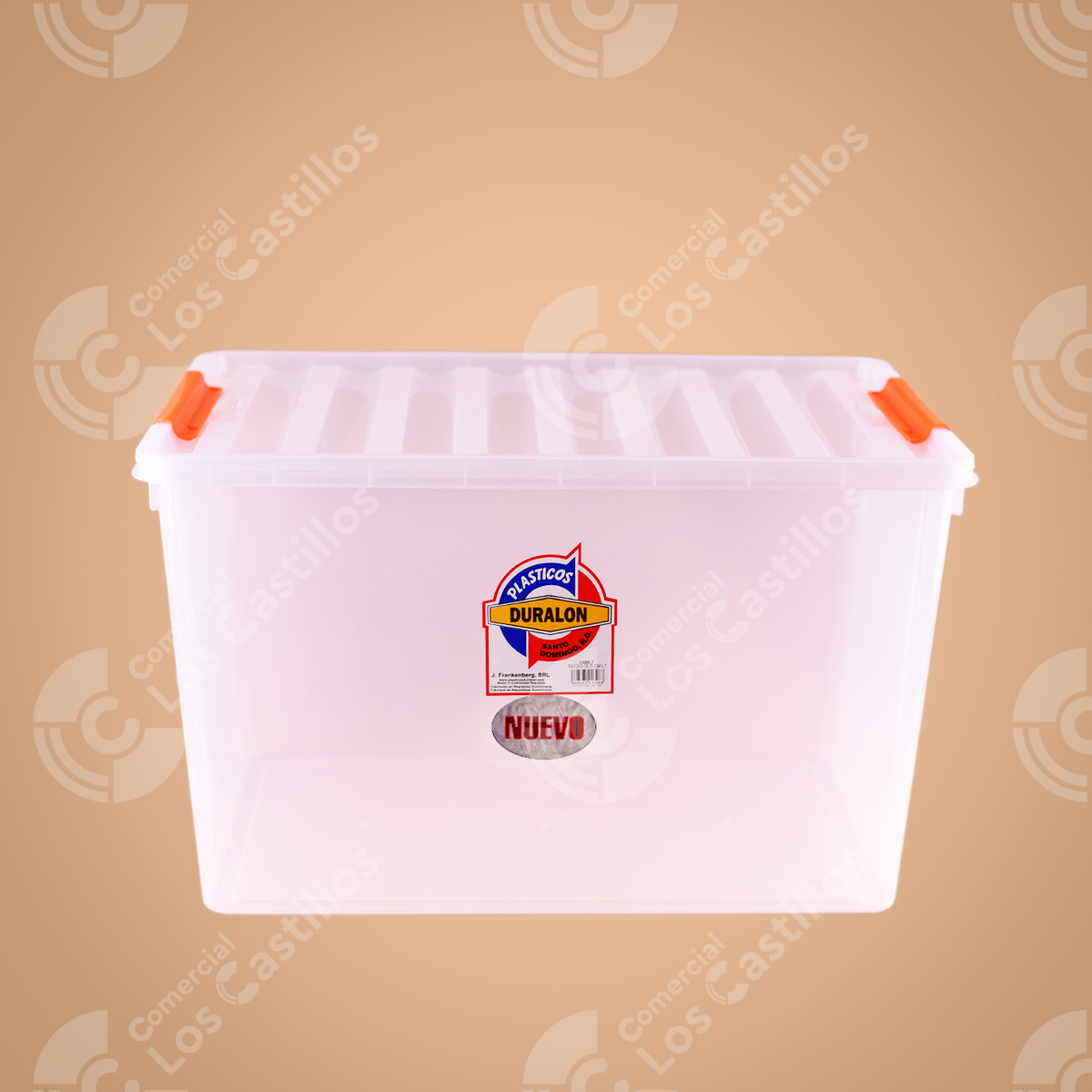 Caja Transparente - Organización Fácil (59x39x36cm 80lt)