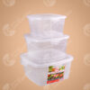 Set Cantina 3Pack Hermético - Almacenamiento Seguro - Comercial Los Castillos